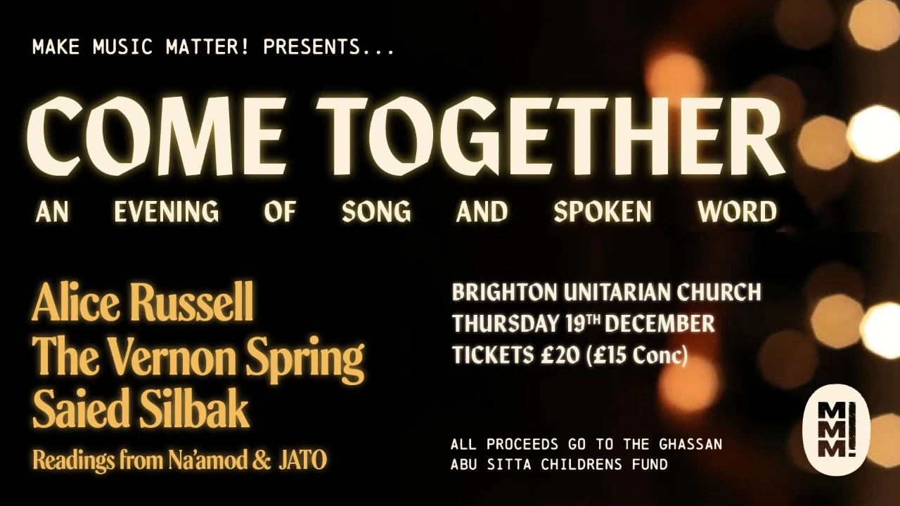 Come Together - An Evening of Song and Spoken Word
